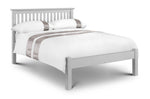 Barcelona Grey Low Footend 135cm Double Bed - Rogey