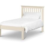 Barcelona White Low Footend 90cm Single Bed - Rogey