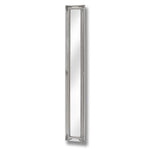 Baroque Slimline Antique Silver Full Length Mirror - Rogey