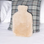 Beige Sheepskin Hot Water Bottle - Rogey