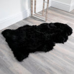 Black Sheepskin Rug XXL - Rogey