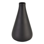 Black Tapered Tall Glass Vase - Rogey