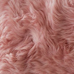 Blush Pink Sheepskin Cushion - Rogey