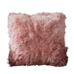 Blush Pink Sheepskin Cushion - Rogey