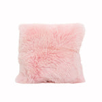 Blush Pink Sheepskin Cushion - Rogey