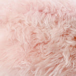 Blush Pink Sheepskin Cushion - Rogey