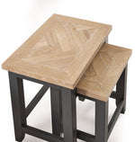 Bordeaux Nest Of Tables Dark Grey - Rogey