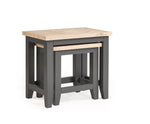 Bordeaux Nest Of Tables Dark Grey - Rogey