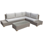 Capri Collection Outdoor Large Corner And Coffee Table Set - Rogey