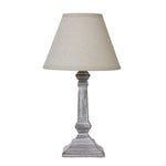 Capsa Column Table Lamp With Linen Shade - Rogey