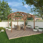 Carlton 3m x 4m Pressure Treated Gazebo - Rogey