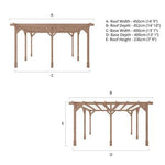 Carlton 4m x 4m Pressure Treated Gazebo - Rogey