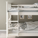 Carra White Bunk Bed Single - Rogey