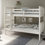 Carra White Bunk Bed Single - Rogey