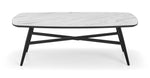 Caruso Marble Effect Coffee Table - Rogey