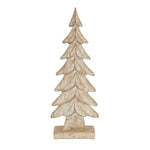 Carved Wood Large Christmas Tree - Rogey