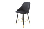 Chesterfield Black Kitchen Bar Stool (set of 2) - Rogey