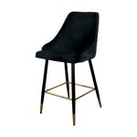 Chesterfield Black Kitchen Bar Stool (set of 2) - Rogey