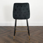 Chesterfield Black Kitchen Bar Stool (set of 2) - Rogey