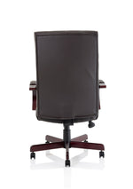 Chesterfield High Back Leather Executive Office Chair with Arms - Rogey