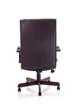 Chesterfield High Back Leather Executive Office Chair with Arms - Rogey