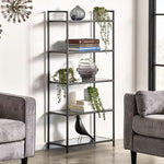 Chicago Tall Bookcase Smoked Glass - Rogey