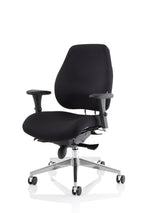 Chiro Plus High Back Ergonomic Posture Chair Black with Arms - Rogey