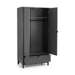 Chloe 2 Door 1 Drawer Wardrobe - Rogey