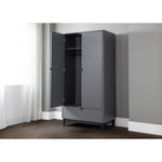 Chloe 2 Door 1 Drawer Wardrobe - Rogey