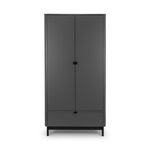 Chloe 2 Door 1 Drawer Wardrobe - Rogey