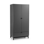 Chloe 2 Door 1 Drawer Wardrobe - Rogey