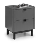 Chloe 2 Drawer Bedside - Rogey