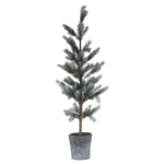 Christmas Fir Tree In Stone Pot - Rogey