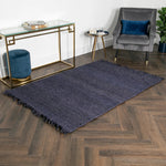 Chunky Navy Jute Rug - 160 x 230cm - Rogey