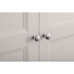 Clermont 2 Door 1 Drawer Wardrobe - Light Grey - Rogey