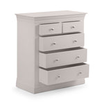 Clermont 3+2 Drawer Chest - Light Grey - Rogey