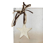 Coffee Ombre Collection Large Candle Holder Votive With Star - Rogey