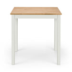 Coxmoor 75cm Square Dining Table - Ivory & Oak - Rogey