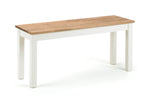 Coxmoor Bench - Ivory & Oak - Rogey