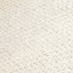 Cream Knitted Runner Wool Rug (60 x 230cm) - Rogey