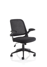 Crew Task Operator Mesh Chair With Folding Arms - Rogey