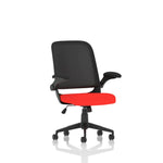 Crew Task Operator Mesh Chair With Folding Arms - Rogey