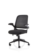 Crew Task Operator Mesh Chair With Folding Arms - Rogey