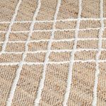 Cross Textured Jute Rug - 160 x 230cm - Rogey