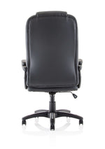 Dakota High Back Black Leather Executive Office Chair with Arms - Rogey