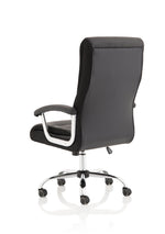 Dallas High Back Black Leather Executive Office Chair with Arms - Rogey