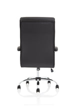 Dallas High Back Black Leather Executive Office Chair with Arms - Rogey