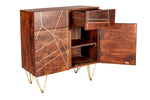 Dark Gold 2 Door Medium Sideboard - Rogey