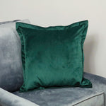 Dark Green Velvet Cushion Cover - Rogey