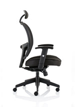 Denver High Mesh Back Black Task Operator Office Chair with Arms - Rogey